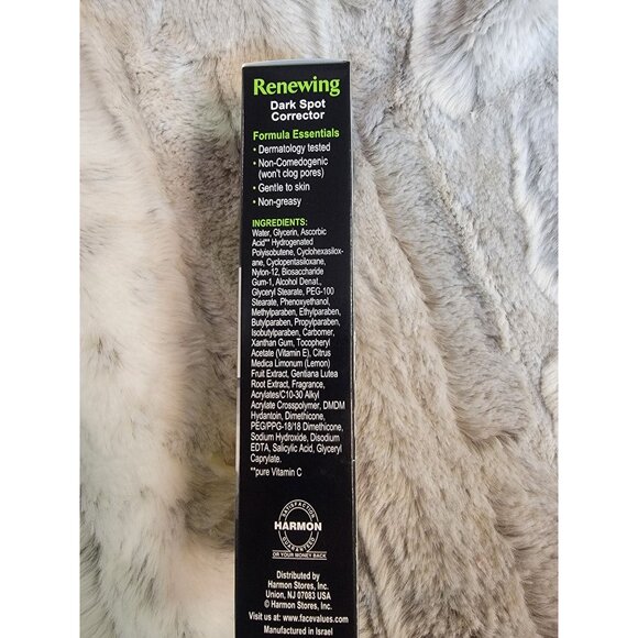 Harmon Face Values Renewing Dark Spot Corrector 1.7 Fl Oz Daily Moisturizer With - Picture 3 of 4